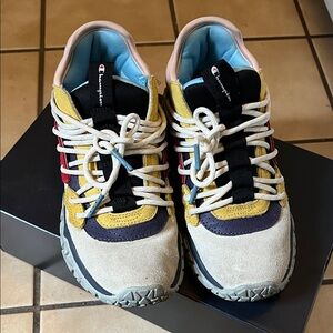 Champion Yellow and Blue Athletic Shoes